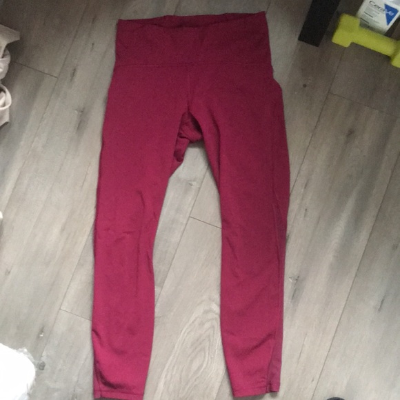 🍷Wine red lululemon leggings - Picture 10 of 11